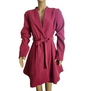 JUSTFABULOUS  XL Pink trench coat
